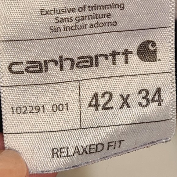 Carhartt Relaxed Fit Jeans Black Denim Pant - Picture 11 of 15